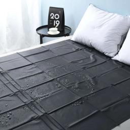 SPA-Waterproof PVC Sex Bed Sheets, Capa de colchão hipoalergênico, Alergia Alívio Bed Bug, S-e-x Game Sheets, Adulto - Image 3