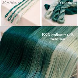 100% puro fio de seda de amora para arte requintada veludo flores de cocar vintage seda cabelo trançado fios - Image 2