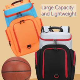 Grande mochila esportiva com compartimento de bola, saco de basquete, escola, futebol, basquete, meninos, novo, 10 cores - Image 4