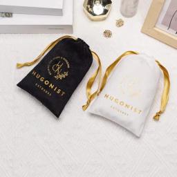 Bolsa com cordão de veludo personalizada de alta qualidade para perucas, óleos essenciais, tamanho personalizado, impressão colorida, logotipo, perfume, pacote de presente cosmético - Image 4