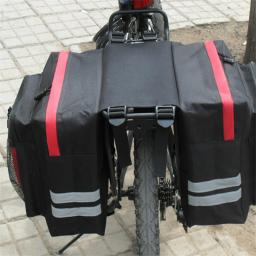Bolsa de selim de bicicleta à prova d'água, grande capacidade, traseira, 3 em 1, bolsa de porta-malas, estrada, montanha, porta-bagagens, bolsa de bicicleta - Image 2