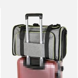 Portáteis Pet Carriers Bolsas, Bolsa de Ombro, Respirável, Dobrável, Mochila De Viagem Ao Ar Livre, Transporte De Carro, Gato Saco Gaiola - Image 4