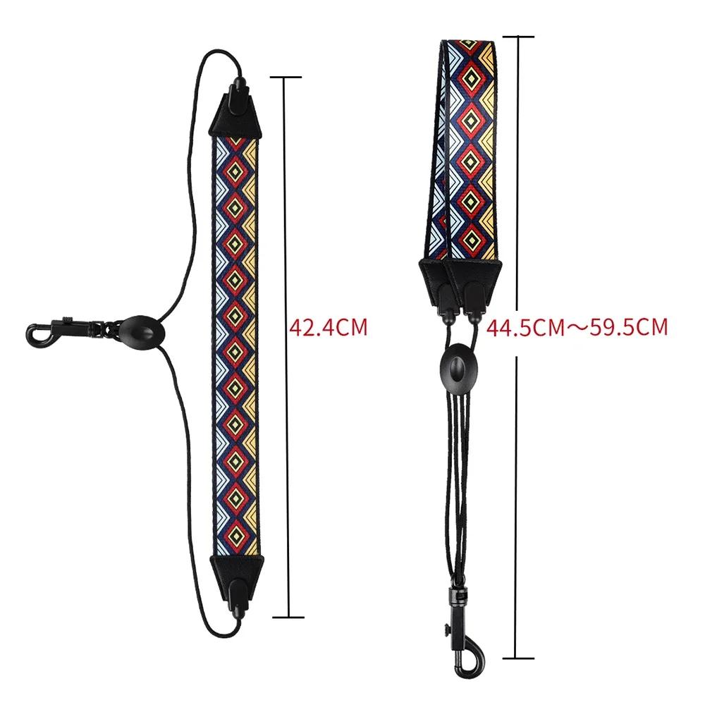 Saxofone Neck Strap com gancho Fecho, Universal Shoulder Belt, Sax, Alto, Tenor, Soprano, Sax, Sopros, Acessórios Instrumentos Musicais - Image 1