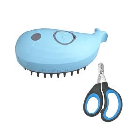 Spray de massagem pente para Pet, gato e cachorro pente, um botão, depilação, produtos para animais, novo - Image 1