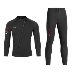 Fato de mergulho quente para homens e mulheres, roupas de mergulho, mangas compridas, proteção contra frio, prova solar, surf, 1,5mm - Image 5