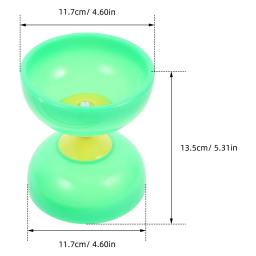 Diabolo equipamento de fitness rolamento triplo crianças brinquedo acrobacias malabarismo mostrar prop varas chinesas três rolamentos conjunto mais velho - Image 6