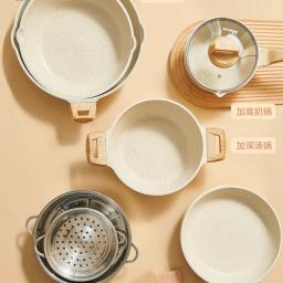 Conjunto de Panelas Antiaderentes Fogões De Arroz De Comida De Acampamento Conjunto De Panelas De Alta Qualidade Fogão A Gás Acessórios De Cozinha - Image 4