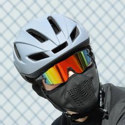 West Biking-Máscara Facial Térmica para Ciclismo, Capa Facial para Motocicleta, Buracos Respiratórios, Orelhas, Engrenagem Térmica, 3D, Neve, Inverno - Image 4