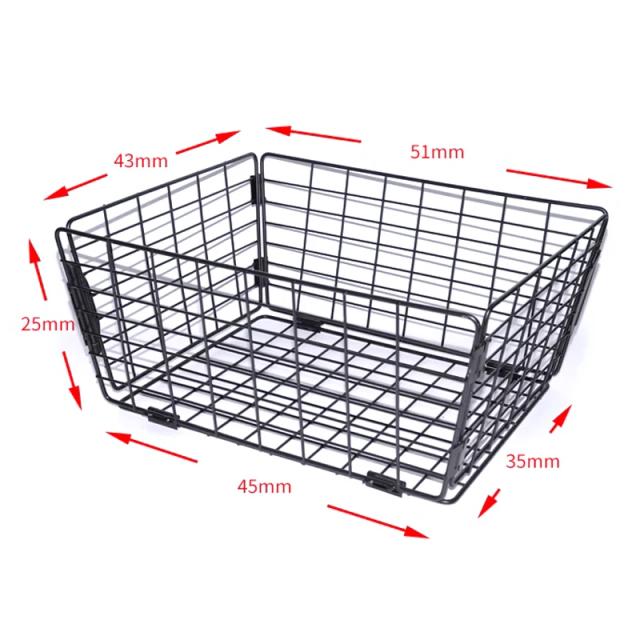 Cesta Traseira Dobrável para Triciclo - Compatível com Modelos 24" e 26"