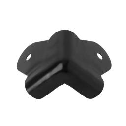 4 pçs armação angular de metal protetor redondo, para guitarra amplificador de palco armários acessórios preto - Image 3