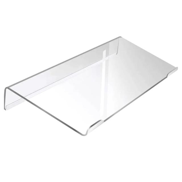 Suporte Antiderrapante para Teclado Acrílico Transparente com 78 Chaves - Bandeja de Elevação para Desktop