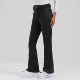 Calças de esqui femininas esporte geral à prova de vento à prova dwindproof água roupas de neve montanha magro snowboard wear ao ar livre inverno calças de esqui - Image 1