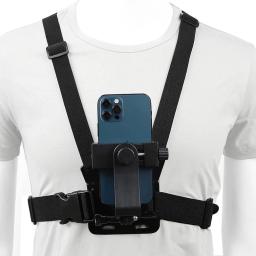 Suporte de montagem no peito para bicicleta e motocicleta, suporte de telefone para bicicleta ao ar livre, suporte de vídeo de primeiro ângulo - Image 1
