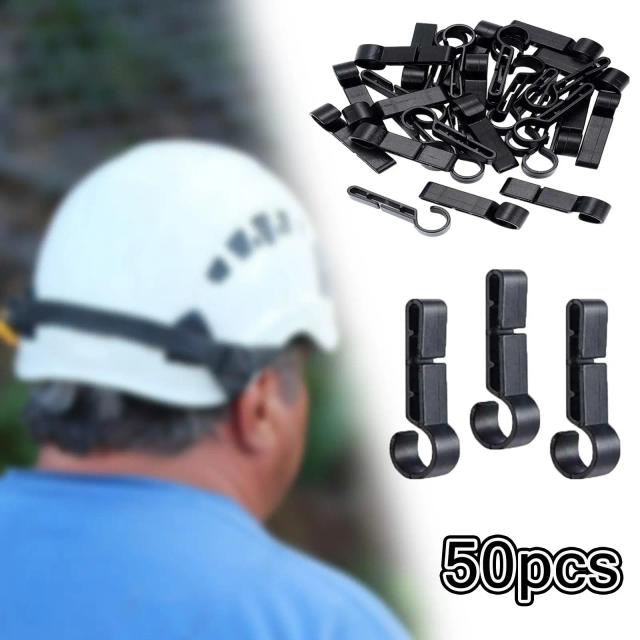 Grampso de Fixação para Chapéus - 50 Peças de Clips para Luz e Acessórios ao Ar Livre