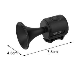 Buzina para guidão de bicicleta, buzina com 120db e 120db, com volume alto, para aviso de segurança, para guidão de bicicleta e scooter - Image 6