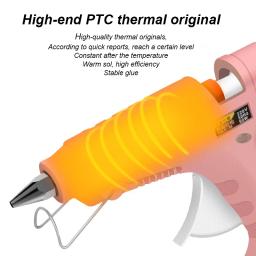 Pistola de cola quente à prova de vazamento, temperatura constante, DIY ferramenta de reparo doméstico manual, acessório elétrico, 20W, 60W - Image 3