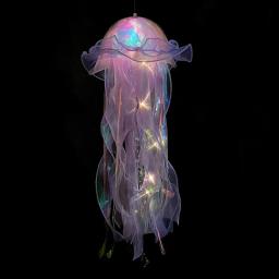 Jellfish LED Light Lantern para meninas, debaixo do mar, sereia, decorativa, bricolage, festa de aniversário, alimentação, verão - Image 4