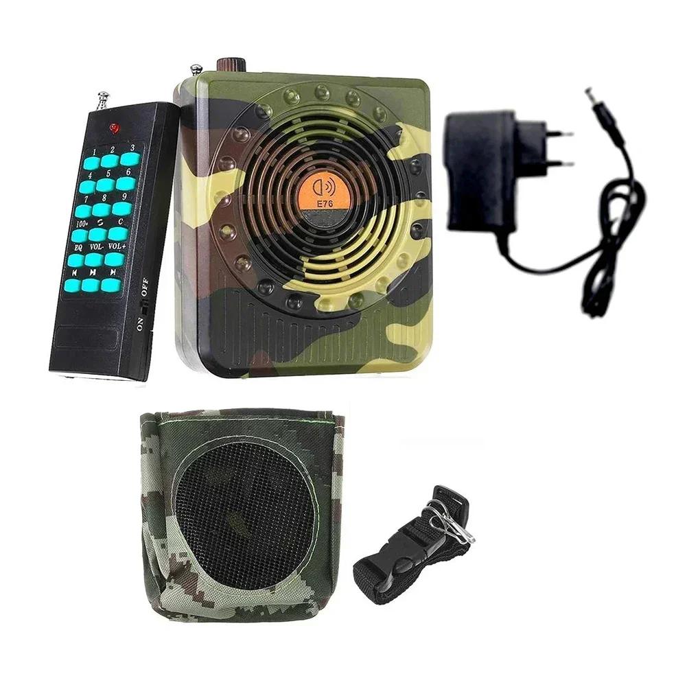 Megafone de Controle Remoto com Som Amplificado, Sem Fio, Compatível com Bluetooth, Suporta USB, TF, FM, Exterior, E76 - Image 1