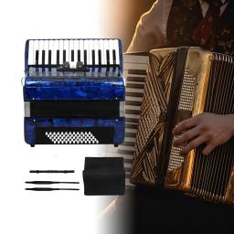 Acordeão Instrumento Musical com Alças, Piano Educativo, Música, Amante, Iniciantes, Adultos, Estudantes, 41 Teclas, 120 Baixo - Image 4