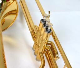 High Bb Piston Trombone Instrumentos Musicais, Corpo De Latão Amarelo, Acabamento De Laca Com Estojo, Bocal - Image 5