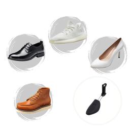 2 peças de suporte de sapato de plástico ajustável, dura de sapato, sapatos de couro, modeladores de tênis, utensílios domésticos - Image 2