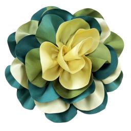 20cm tecido grande flor broche pino cachecol botão corsage moda lapela pinos para mulheres festa roupas acessórios emblemas presentes - Image 3