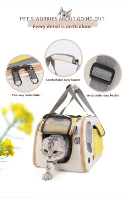 Bolsa de transporte portátil para cães de estimação Bolsa de ombro dobrável Bolsa ao ar livre Bolsa de transporte para cães pequenos e gatos - Image 6