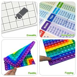Multiplicação Prática Jogos de Tabuleiro com Erasable Card Pen, Times Table Learning, Matemática Brinquedos Pop, Manipulativos, Papelaria Infantil, 1-12 - Image 6