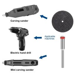 HAMPTON 32mm Com Mandris de Moagem Disco De Corte Abrasivo Rodas Para Dremel Acessórios Ferramenta Rotativa Lâmina de Serra De Corte De Metal - Image 4
