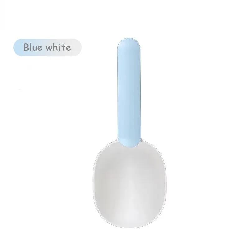 Colher de alimentação multifuncional para animais de estimação com clipe de vedação Colher de plástico para cães e gatos - Image 1