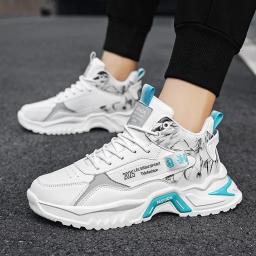 Tênis de plataforma respirável masculino, tênis de corrida, mesh esportivo, leve, unissex, casual, vulcanizado, masculino, fashion - Image 4