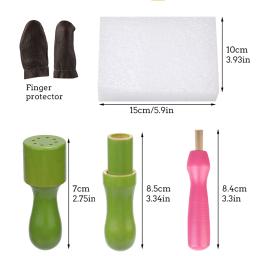 MIUSIE-DIY Kit De Feltro De Lã Para Feltragem, Fibra Roving, Molde De Feltro, Artesanato Artesanal, Agulhas Para Feltragem, Artesanato - Image 3