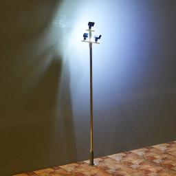 LED Miniatura Lâmpada Set, Street Light Modelo, Trem Railway Sand Table Construção, Iluminação Cena, Diorama Kit, 3V - Image 6