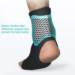 Meias elásticas de apoio do tornozelo, cinta respirável, protetor de entorse para ciclismo, corrida, basquete, futebol, fitness, esportes, 1pc - Image 4