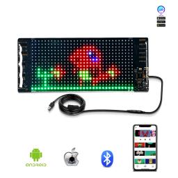 Personalizado inteligente programável LED Sign Display, controle App, painel matriz flexível para carro - Image 4