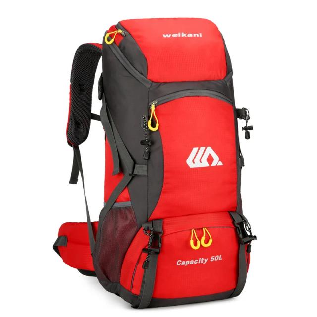 Mochila de 50L para Esportes ao Ar Livre: Ideal para Montanhismo, Caminhadas e Acampamento para Homens e Mulheres