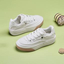 Xtep plataforma sapatos de skate para mulher 2024 outono confortável sapatos esportivos jogging moda tênis 876318310006 - Image 2
