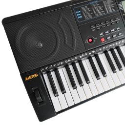 Aiersi-Piano Midi Digital com Música, Órgão Eletrônico, Teclado Elétrico, Instrumento Musical, 61 Teclas - Image 4