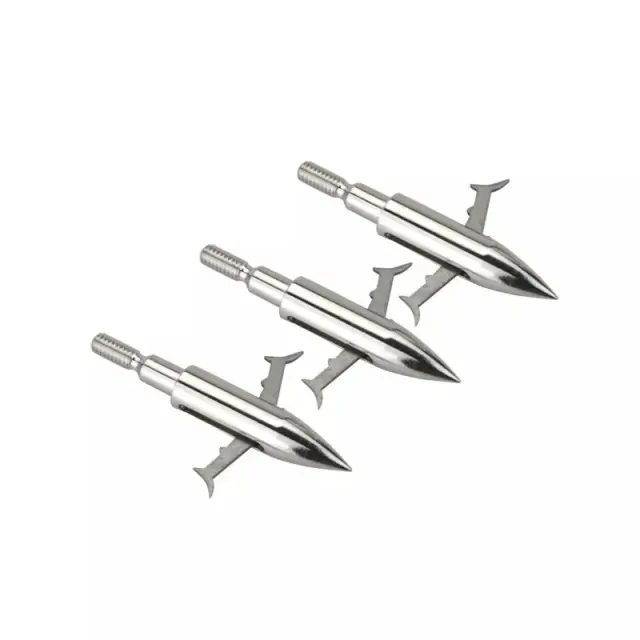 6/12 pçs pontas de pesca com arco pontos tiro com arco caça pesca setas lâmina broadheads