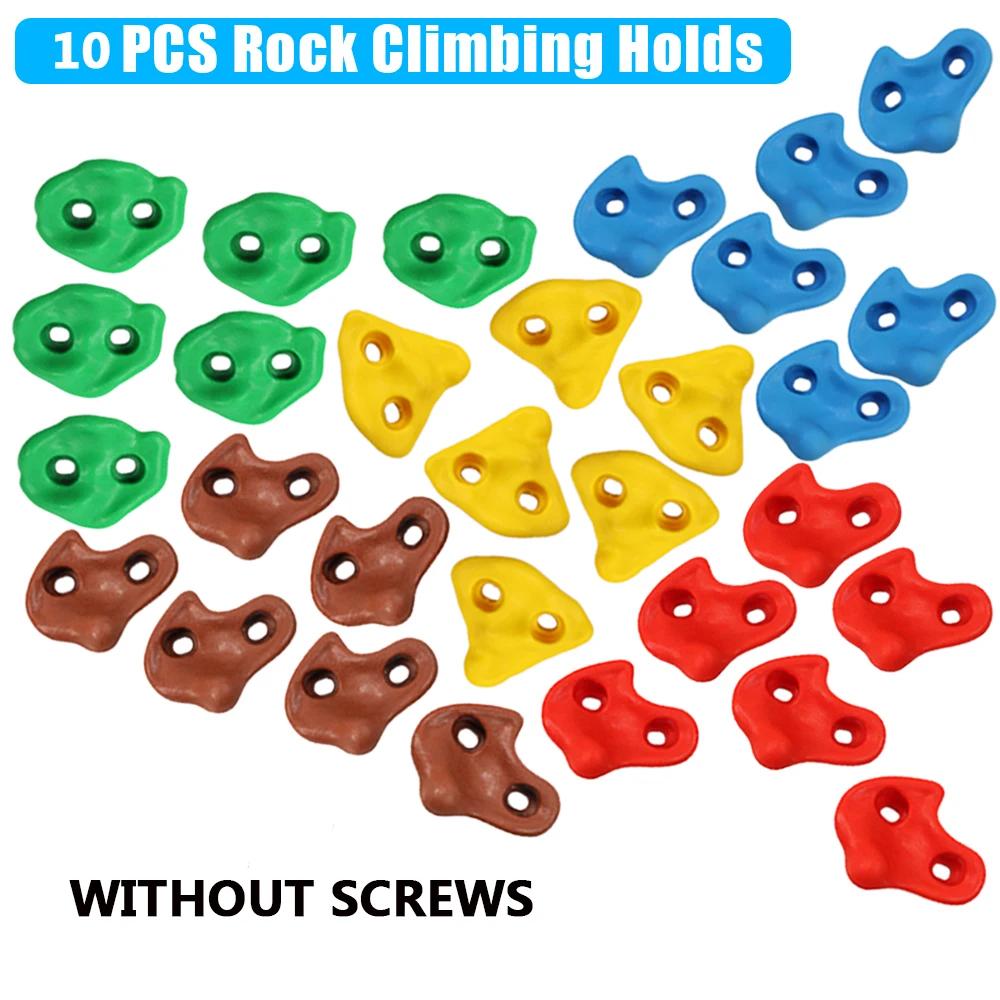 Escalada Holds para crianças com hardware de instalação, apertos de escalada, DIY Rock Stone Wall, 10pcs - Image 1