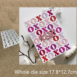 Novo design artesanato estêncil de metal molde de corte dia dos namorados coleção scrapbook corte álbum cartão de papel artesanato gravação - Image 2