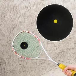 Único Yellow Dot Squash Bolas, raquetebol profissional, raquete portátil, equipamento fácil - Image 5