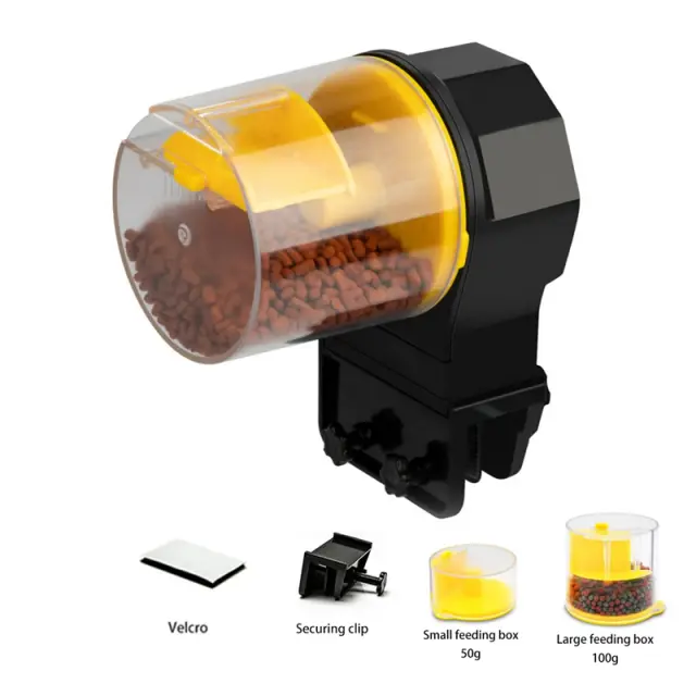 Alimentador Automático Inteligente para Aquários com Temporizador 12/24 Horas para Peixes