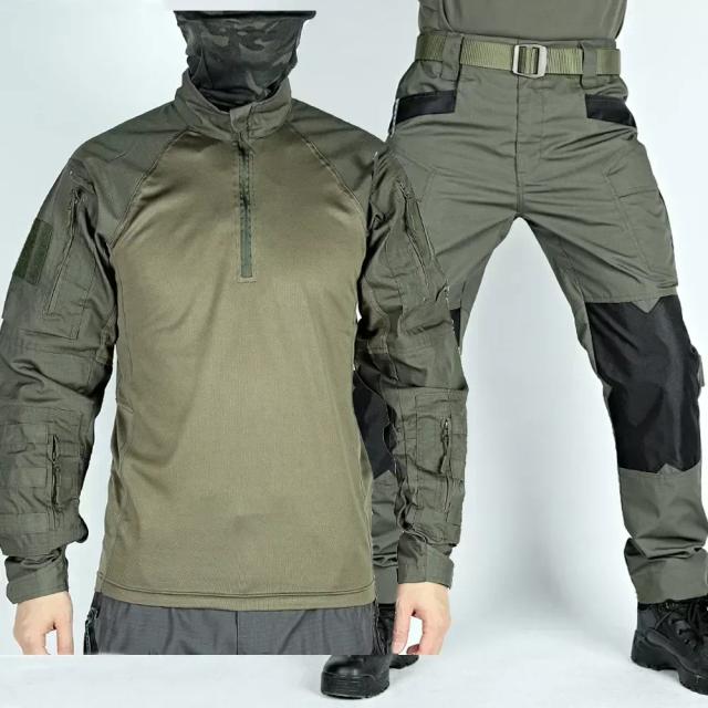 Conjunto Tático Militar Airsoft Camuflado - Camisa e Calça