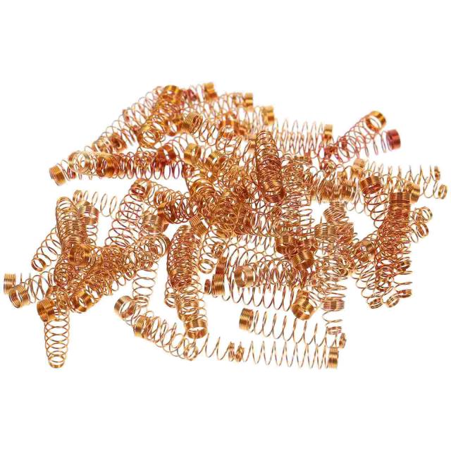 Springs de Compressão em Cobre para Artesanato e Reparo - Pacote com 90 Peças
