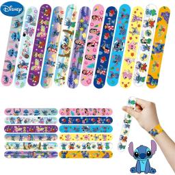 Desenhos animados Anime Figura Pulseira, Stitch Snap Circle Pulseiras, Puzzle Brinquedos para meninos e meninas, Brinquedos de festa de aniversário para criança, 6 pcs, 12pcs - Image 1
