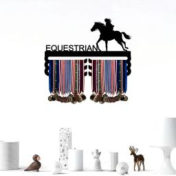 Metal Softball Equestrian Medal Holder para homens e mulheres, caiaque, voleibol, tênis de mesa Sports Medals, Hanger Ribbon Display - Image 4