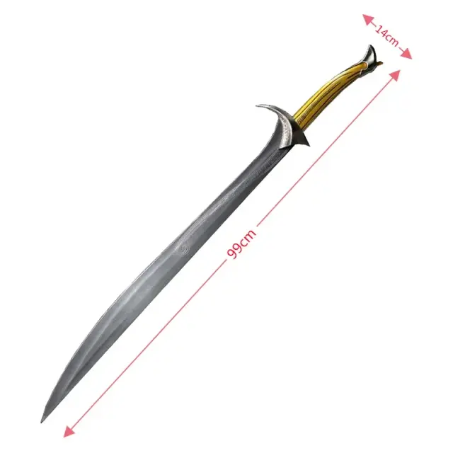 Espada Sting de 104 cm para Cosplay e Role Play - Presente Perfeito para Inverno e Segurança em Plutônio