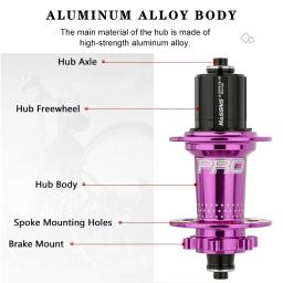Hassns pro7 mtb hub 24 32 36 furos rolamento mountain bike cubo de liberação rápida 36h 32h 24h cubo ruidoso buchas de bicicleta - Image 2
