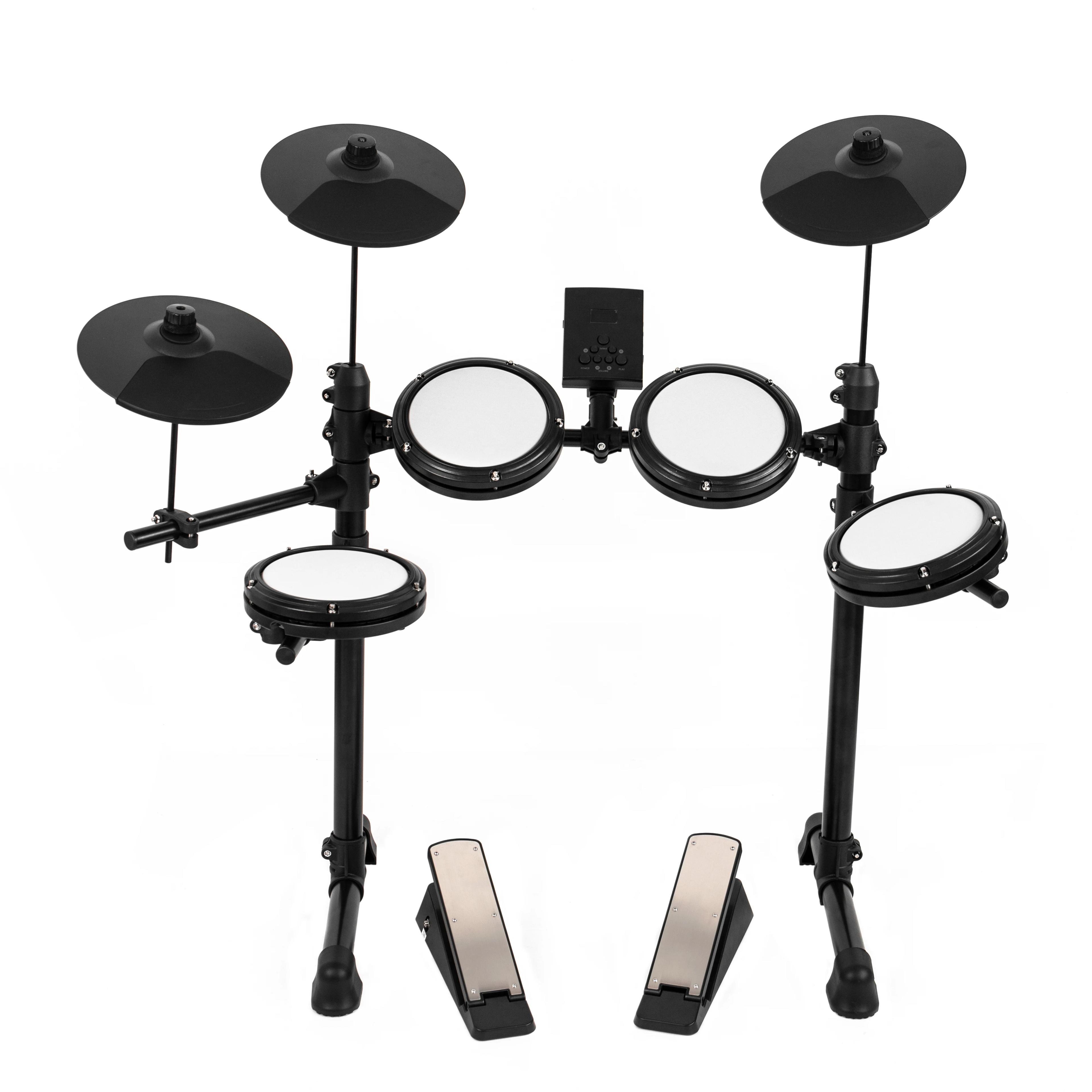 Bateria eletrônica com malha completa, instrumentos musicais profissionais, tambor elétrico acústico Pan, percussão de fábrica - Image 1